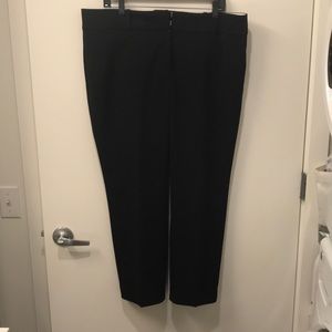 Ann Taylor lined black trousers- size 16 petite